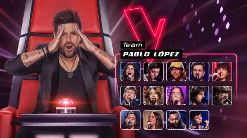 Equipo de Pablo López en La Voz 2024 Equipo de Pablo López en La Voz 2024