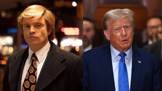 Sebastian Stan en The Apprentice y Donald Trump Sebastian Stan en The Apprentice y Donald Trump