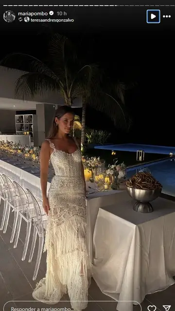 María Pombo rescata su segundo vestido nupcial para su 30 cumpleaños María Pombo rescata su segundo vestido nupcial para su 30 cumpleaños