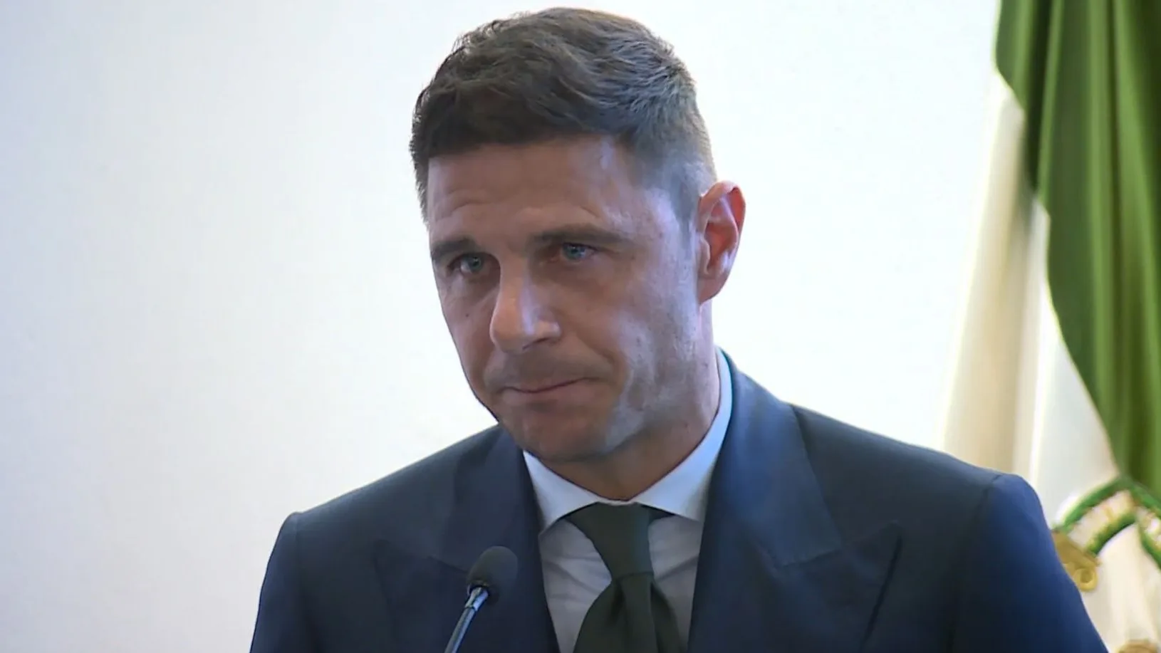 Joaquín Sánchez en el acto como nuevo embajador de Sevilla Joaquín Sánchez en el acto como nuevo embajador de Sevilla