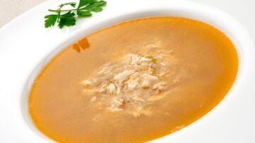 Sopa de trucha