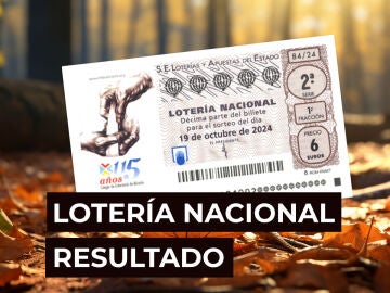 Sorteo Lotería Nacional: Comprobar décimo de hoy sábado 19 de octubre, en directo