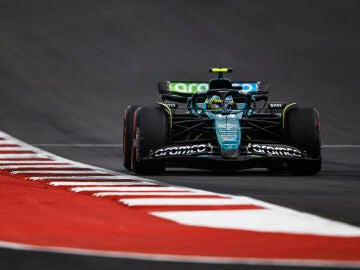 Fernando Alonso durante la sprint del GP de Estados Unidos en el Circuito de las Américas