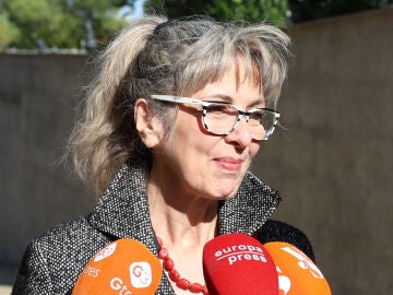 Roxana Berco en el último adiós a Mayra Gómez Kemp