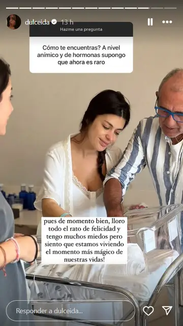 Dulceida tras el nacimiento de su hija Dulceida tras el nacimiento de su hija
