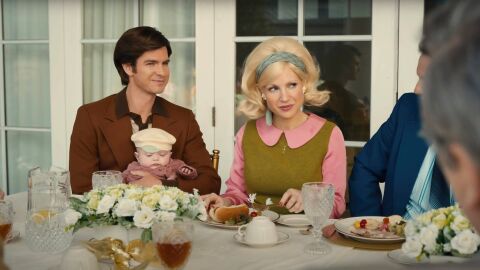 Andrew Garfield y Jessica Chastain en Los ojos de Tammy Faye