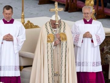 El papa Francisco en la canonización de siete españoles