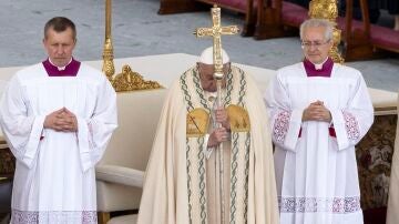 El papa Francisco en la canonización de siete españoles