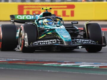 Fernando Alonso durante la carrera del GP de Estados Unidos