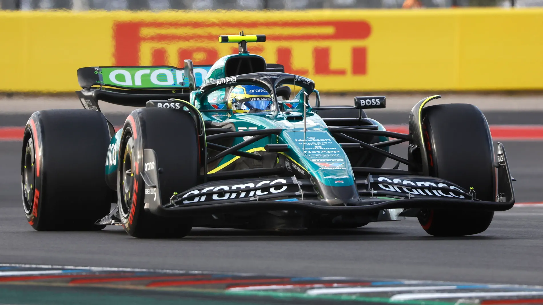 Fernando Alonso durante la carrera del GP de Estados Unidos Fernando Alonso durante la carrera del GP de Estados Unidos