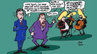 El caos en Renfe y Adif protagoniza la viñeta gráfica de esta semana El caos en Renfe y Adif protagoniza la viñeta gráfica de esta semana