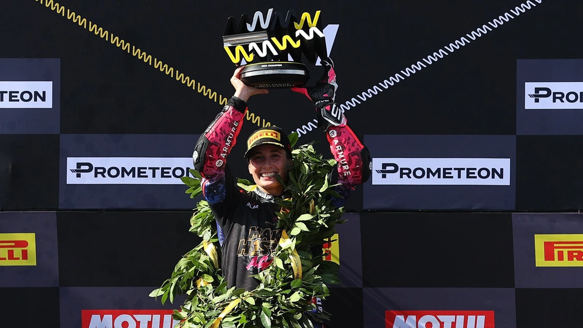 Ana Carrasco se proclama campeona del Mundial femenino de motociclismo Ana Carrasco se proclama campeona del Mundial femenino de motociclismo