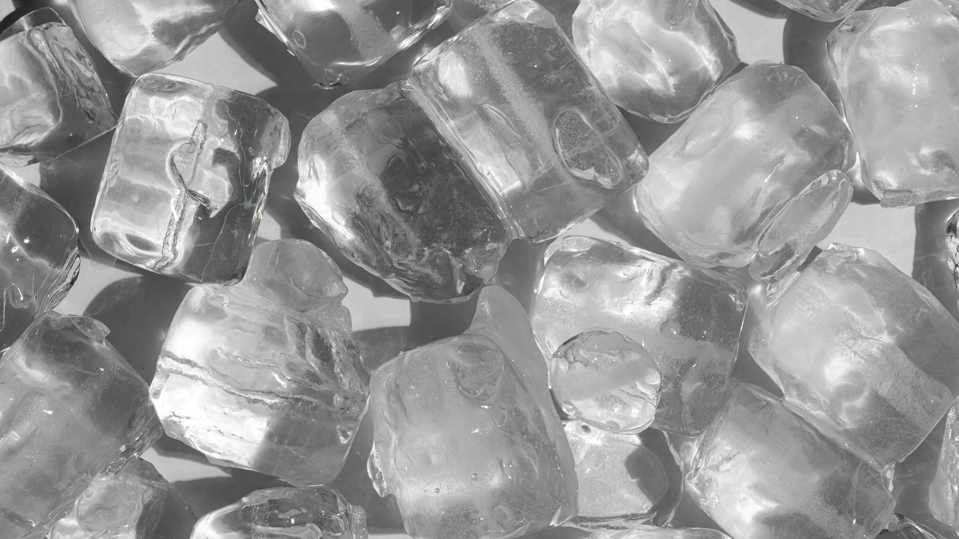 Foto de archivo de cubitos de hielo Foto de archivo de cubitos de hielo