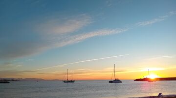 Amanecer en las playas de Fuengirola 