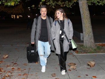 Leire Mart&iacute;nez y su pareja, Miguel Sueiras