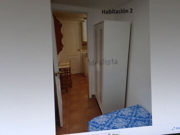 Foto de un anuncio de alquiler de un piso