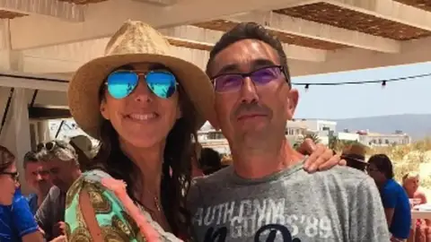 Paz Padilla, con su hermano Luis Paz Padilla, con su hermano Luis