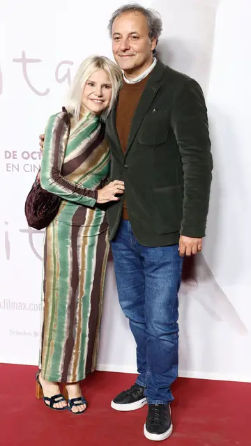 Eugenia Martínez de Irujo y Narcís Rebollo en la presentación de Rita Eugenia Martínez de Irujo y Narcís Rebollo en la presentación de Rita