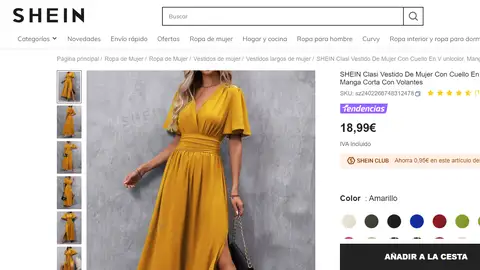 Vestido amarillo Vestido amarillo