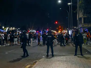Disturbios en Mestalla Disturbios en Mestalla