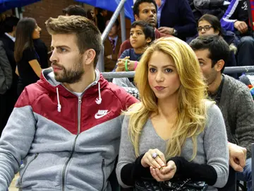 Shakira y Piqué, en Barcelona en 2013 Shakira y Piqué, en Barcelona en 2013