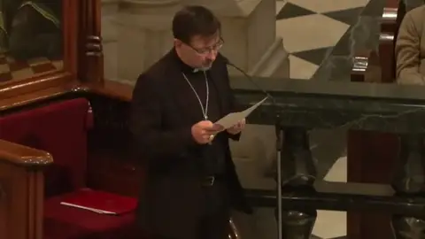 Testimonios de víctimas y palabras del arzobispo de Madrid durante el acto Testimonios de víctimas y palabras del arzobispo de Madrid durante el acto