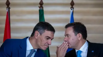 El presidente del Gobierno, Pedro Sánchez, y el primer ministro de Portugal, Luis Montenegro El presidente del Gobierno, Pedro Sánchez, y el primer ministro de Portugal, Luis Montenegro
