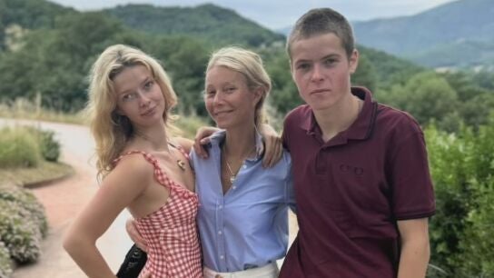 Gwyneth Paltrow con sus hijos, Apple y Moses