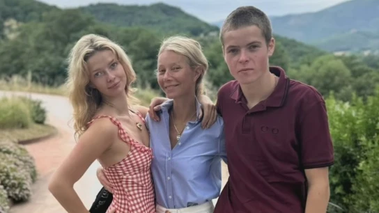 Gwyneth Paltrow con sus hijos, Apple y Moses Gwyneth Paltrow con sus hijos, Apple y Moses