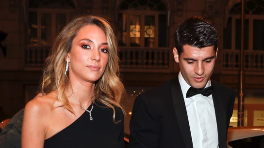 Álvaro Morata y Alice Campello en 2019 Álvaro Morata y Alice Campello en 2019