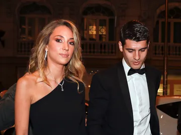 Álvaro Morata y Alice Campello en 2019 Álvaro Morata y Alice Campello en 2019