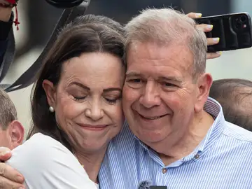 Edmundo González y Maria Corina Machado, premio Sájarov a la libertad de conciencia del Parlamento Europeo Edmundo González y Maria Corina Machado, premio Sájarov a la libertad de conciencia del Parlamento Europeo