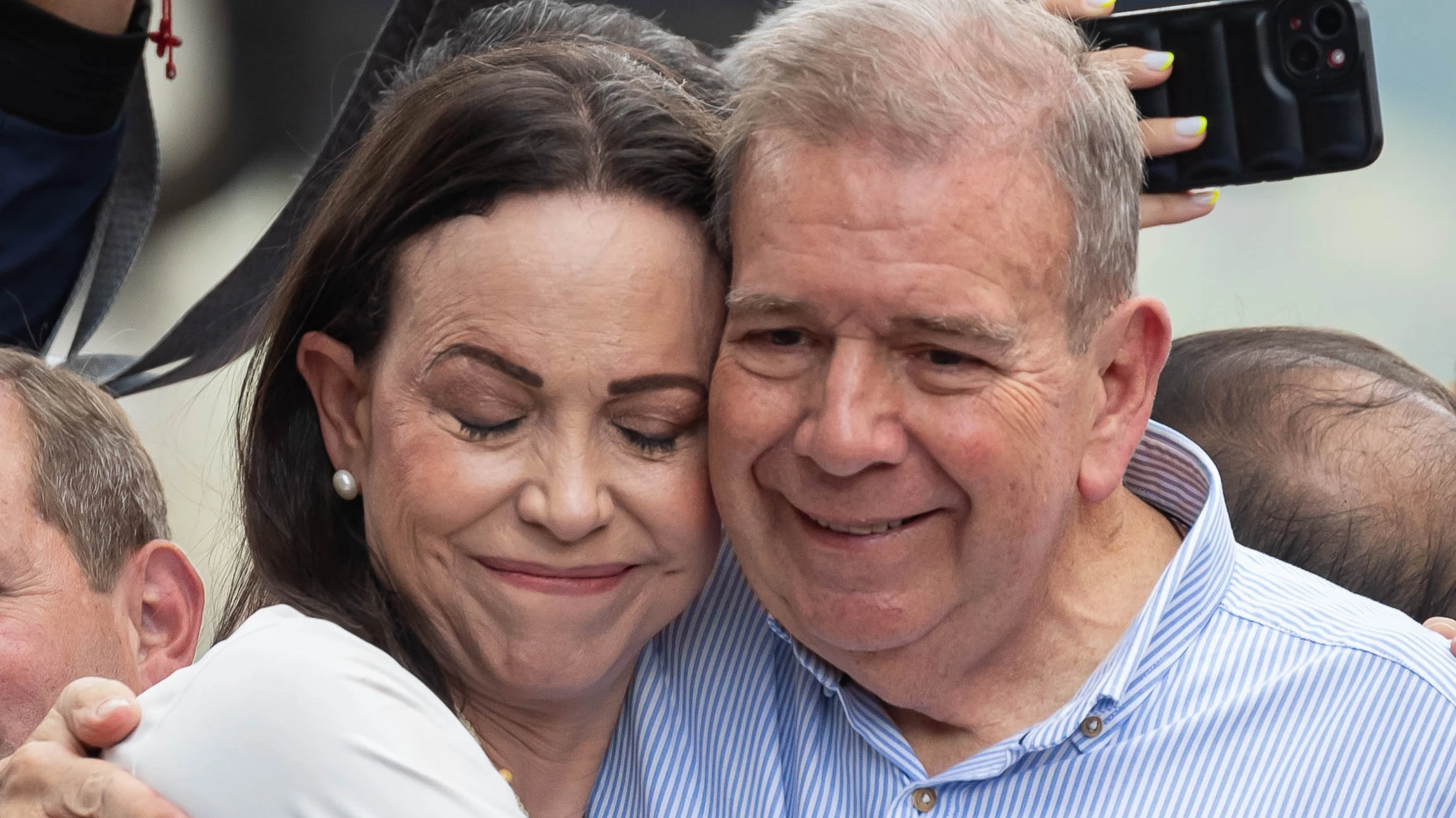 Edmundo González y Maria Corina Machado, premio Sájarov a la libertad de conciencia del Parlamento Europeo Edmundo González y Maria Corina Machado, premio Sájarov a la libertad de conciencia del Parlamento Europeo