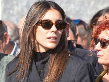 Anna Padilla, en el funeral de su tío Luis