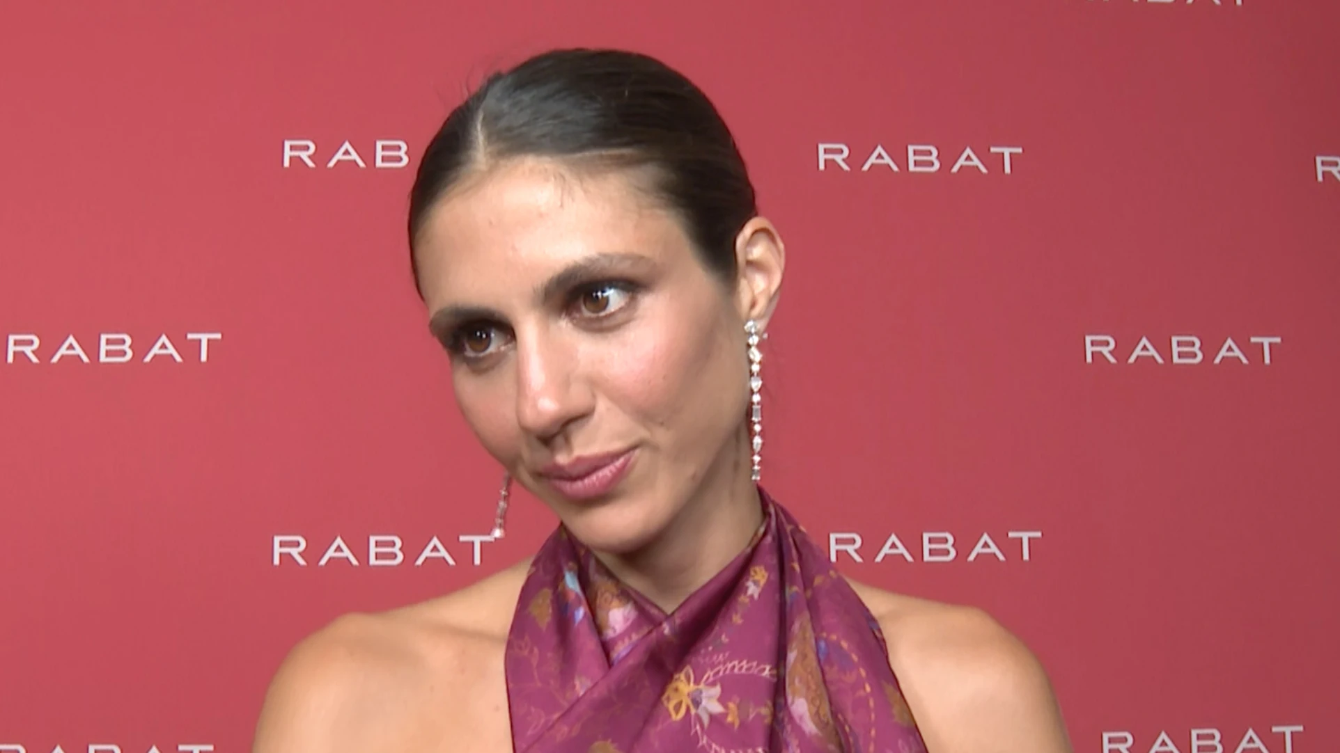 Ana Cristina Portillo en el evento de Rabat