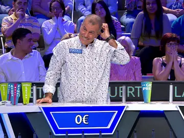 “¡Qué pena!”: Una letra impide que Patxi triunfe tras levantar el exprés “¡Qué pena!”: Una letra impide que Patxi triunfe tras levantar el exprés