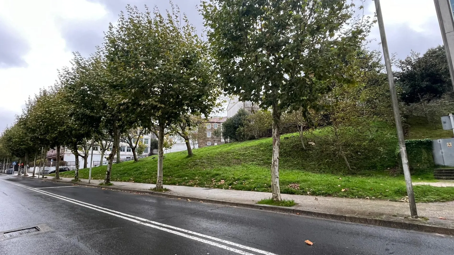 La zona donde se construirán las viviendas La zona donde se construirán las viviendas