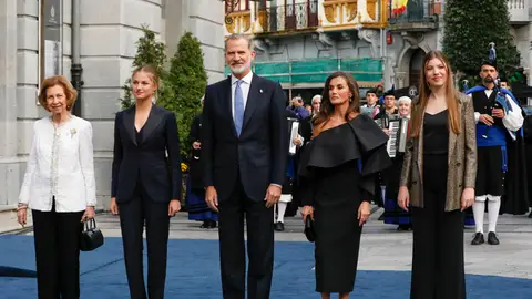 La familia real, en los Premios Princesa de Asturias La familia real, en los Premios Princesa de Asturias