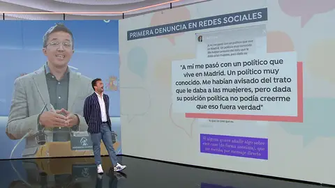 Primera denuncia en las redes sociales. Primera denuncia en las redes sociales.