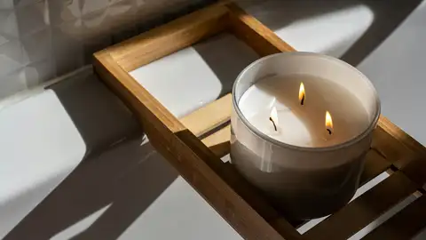 Vela en el baño Vela en el baño
