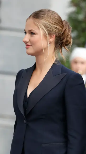 El peinado de la princesa Leonor El peinado de la princesa Leonor