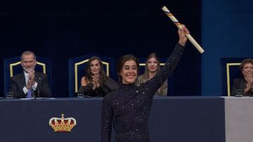 Carolina Marín recoge el Premio Princesa de Asturias de los Deportes