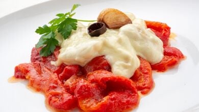 Receta de carrilleras de bacalao al pil pil con pimientos asados, de Arguiñano: 