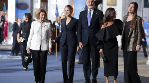 La familia real en los Premios Princesa de Asturias La familia real en los Premios Princesa de Asturias
