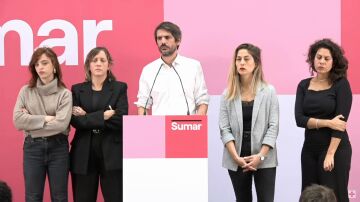 Rueda de prensa de SUMAR tras el caso de abusos sexuales de Íñigo Errejón