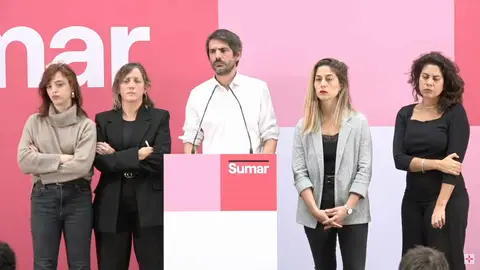 Rueda de prensa de SUMAR tras el caso de abusos sexuales de Íñigo Errejón Rueda de prensa de SUMAR tras el caso de abusos sexuales de Íñigo Errejón