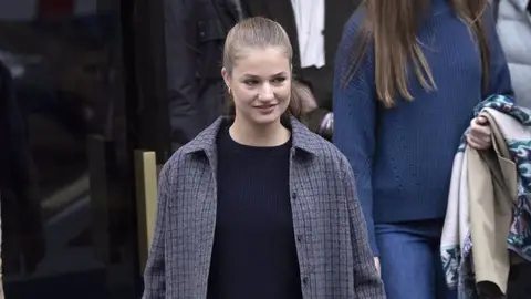 La princesa Leonor el día después de los Premios Princesa de Asturias La princesa Leonor el día después de los Premios Princesa de Asturias