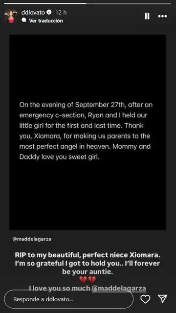 Demi Lovato apoya a su hermana en la tragedia Demi Lovato apoya a su hermana en la tragedia