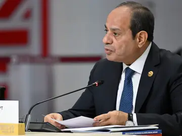 El presidente de Egipto, Abdelfatah al Sisi El presidente de Egipto, Abdelfatah al Sisi