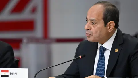 El presidente de Egipto, Abdelfatah al Sisi El presidente de Egipto, Abdelfatah al Sisi